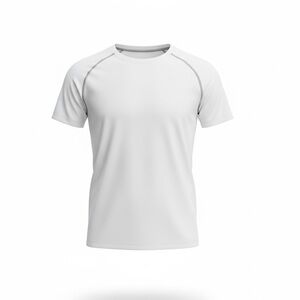 Orvis White Short-Sleeve Crewneck with Contrast Stitching